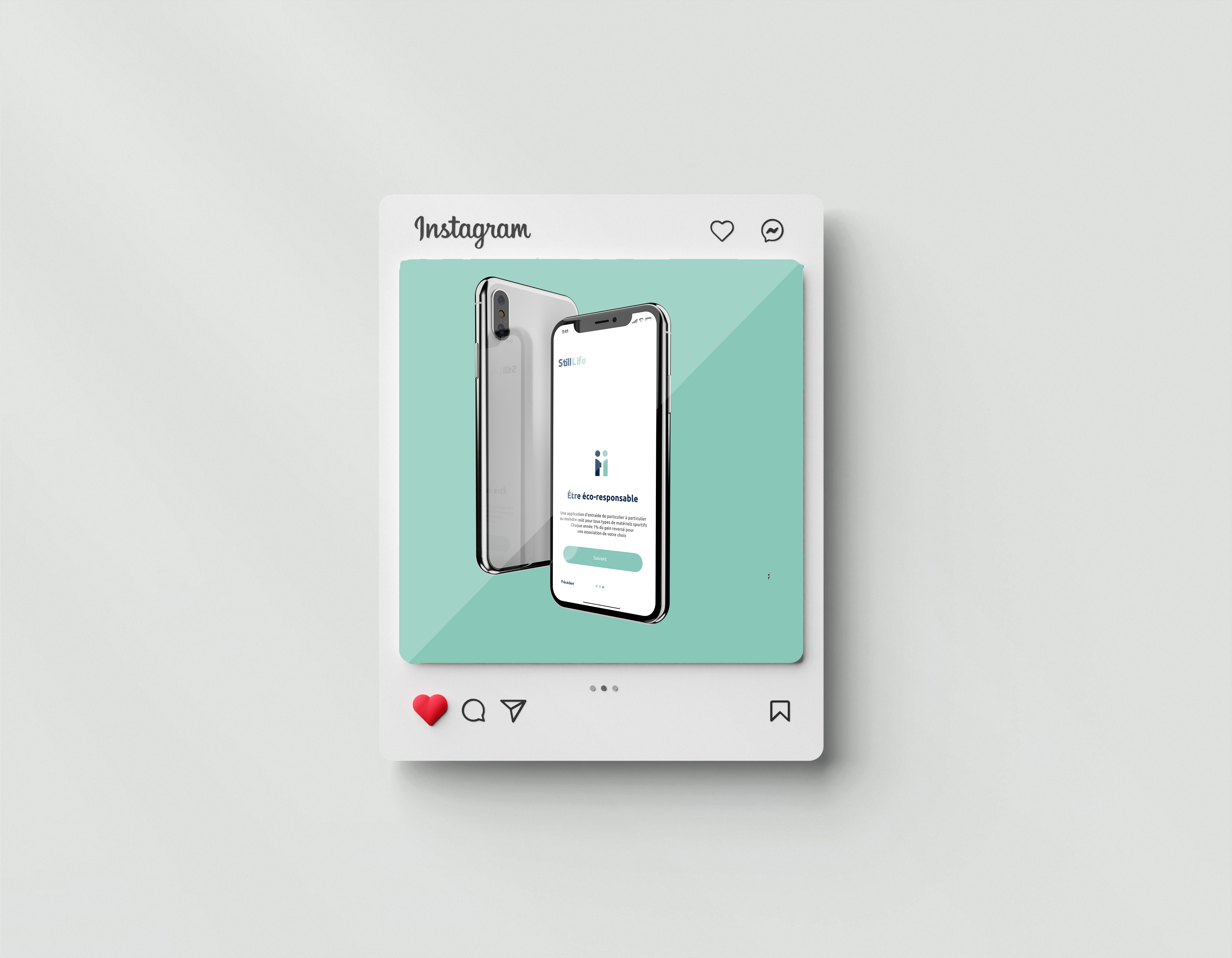 Mockup events1, Still Life, application de location en design UX/UI par Florent Andarelli
